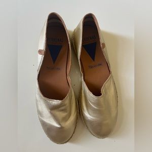 Verbenas Gold Espadrilles
